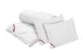 Set pilota 200x220 cm si 2 perne 50x70 cm, microfibra matlasata hipoalergenica, umplutura cu tratament PROTECT+