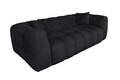 Canapea Teddy, 3L, Negru