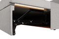 Pat copii Merlin extensibil 90x200 cm, gri, orientare stanga