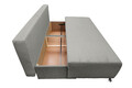 Canapea extensibil Perugia, textil reyat, Gri