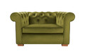 Fotoliu Oxford Chesterfield, Olive