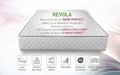 Saltea Ortopedica REVOLA Arcuri Pocket 7 Zone de Confort, 180x200x21 cm, Tehnologie sustenabila Cyrcle®, Dual Confort