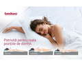 Saltea Ortopedica Argento Memory 7 zone de Confort, 140x200 cm, Anatomica, Husa cu ioni de argint, Ventilatie 3D