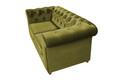 Canapea Oxford Chesterfield, 2 locuri, Olive