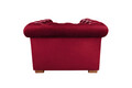 Fotoliu Oxford Chesterfield, Rosu