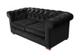 Canapea Oxford Chesterfield, 2 locuri, Graphite