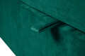 Pat copii Merlin extensibil 90x200 cm, verde pin, orientare stanga