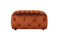 Taburet Oxford Chesterfield, Rust Maro rosiatic