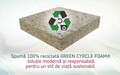 Saltea ortopedica, EcoForm 140x200x15 cm, Tehnologie sustenabila Cyrcle®, Medie/Ferma