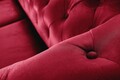 Canapea extensibila Oxford Chesterfield, 3 locuri, Red