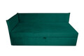 Pat copii Merlin extensibil 90x200 cm, verde pin, orientare stanga