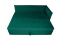 Pat copii Merlin extensibil 90x200 cm, verde pin, orientare dreapta