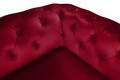Canapea extensibila Oxford Chesterfield, 3 locuri, Red