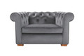 Fotoliu Oxford Chesterfield, Gri antracit