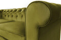Canapea Oxford Chesterfield, 2 locuri, Olive