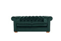 Canapea Oxford Chesterfield, 2 locuri, Verde