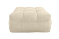 Taburet pouf Teddy, Ivory