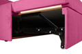 Pat copii Merlin extensibil 90x200 cm, roz barbie, orientare dreapta