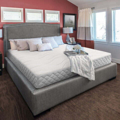 Saltea Ortopedica Argento Memory 7 zone de Confort, 180x200 cm, Anatomica, Husa cu ioni de argint, Ventilatie 3D