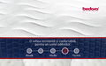 Saltea SuperOrtopedica Cocos Polar Memory Jeans 180x200 cm, fermitate medie