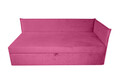 Pat copii Merlin extensibil 90x200 cm, roz barbie, orientare dreapta