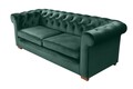 Canapea extensibila Oxford Chesterfield, 3 locuri, Green