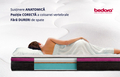 Saltea Infinit Confort, 160x190x23 cm, Cocos Fiber, Latex, Memory Foam, medie