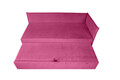 Pat copii Merlin extensibil 90x200 cm, roz barbie, orientare dreapta
