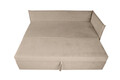 Pat copii Merlin extensibil 90x200 cm, bej deschis, orientare dreapta