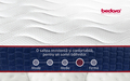 Saltea SuperOrtopedica Cocos Polar Memory Jeans 160x190 cm, fermitate medie