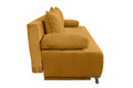 Canapea extensibil Perugia, textil reyat, Mustar