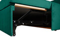 Pat copii Merlin extensibil 90x200 cm, verde pin, orientare stanga