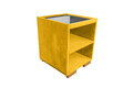 Pat Leone, 180x200 cm, Galben, Lada depozitare