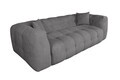 Canapea Teddy, 3L, Gri