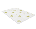 Topper Aloe Vera ESSENTIAL, 160x190 cm, Husa Hipoalergenica, husa detasabila, Lavabila