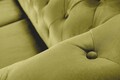 Canapea extensibila Oxford Chesterfield, 3 locuri, Olive