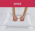 Perna puf si pana gasca 50 x 70 cm, 10% puf de gasca, 90% pana de gasca