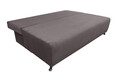Canapea extensibil Perugia, textil reyat, Gri cenusiu
