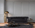 Canapea Oxford Chesterfield, 2 locuri, Graphite