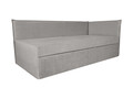 Pat copii Merlin extensibil 90x200 cm, gri, orientare dreapta