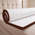 Topper Leon Dual Confort Memory 90x200 cm, Husa detasabila, Lavabila