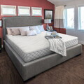 Saltea Ortopedica Argento Memory 7 zone de Confort, 90x200 cm, Anatomica, Husa cu ioni de argint, Ventilatie 3D