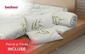 Pachet Saltea Combo Eucalyptus 160x200x16 cm, ortopedica, cu pilota 200x220 cm si 2 perne 50x70 cm