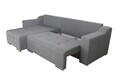 Coltar extensibil reversibil Verona Gri cu lada de depozitare