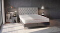 Saltea ortopedica, Copper Memory Free Air, 140x190 cm, Husa hipoalergenica, Dual Confort