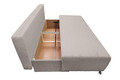 Canapea extensibil Perugia, textil reyat, Dove