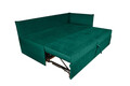 Pat copii Merlin extensibil 90x200 cm, verde pin, orientare dreapta