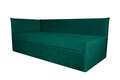 Pat copii Merlin extensibil 90x200 cm, verde pin, orientare stanga