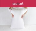 Perna puf si pana gasca 50 x 70 cm, 10% puf de gasca, 90% pana de gasca
