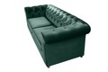 Canapea extensibila Oxford Chesterfield, 3 locuri, Green